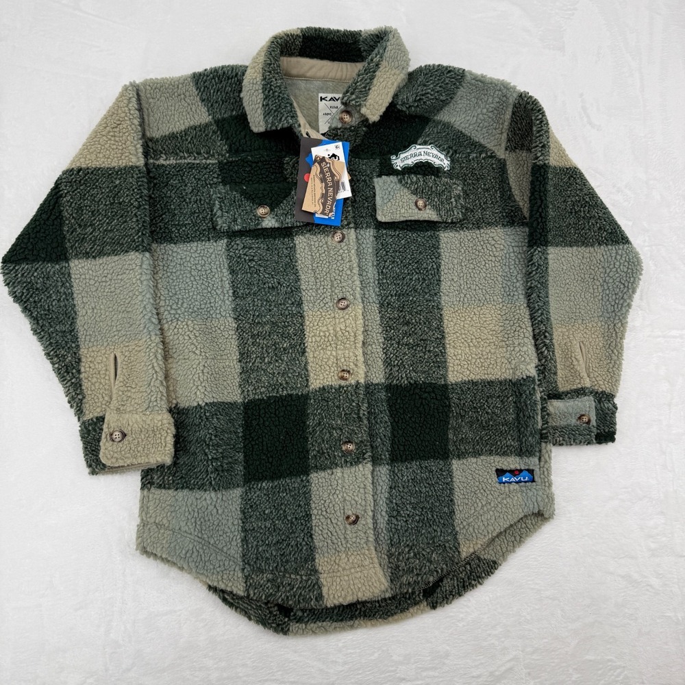 Kavu Women's Northern Sky Firwood Fleece Sz S Sierra Nevada EMBROIDERED NWT